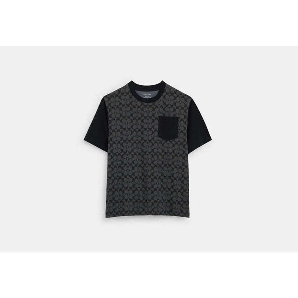 Coach Signature T-Shirt In Organic Cotton